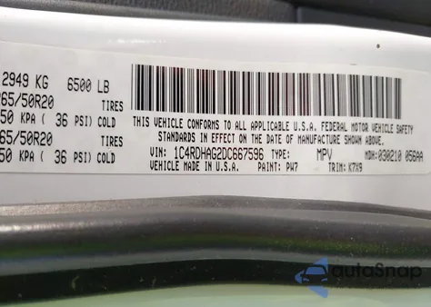 2013 Dodge Durango Sxt from USA, damaged, VIN 1C4RDHAG2DC667596